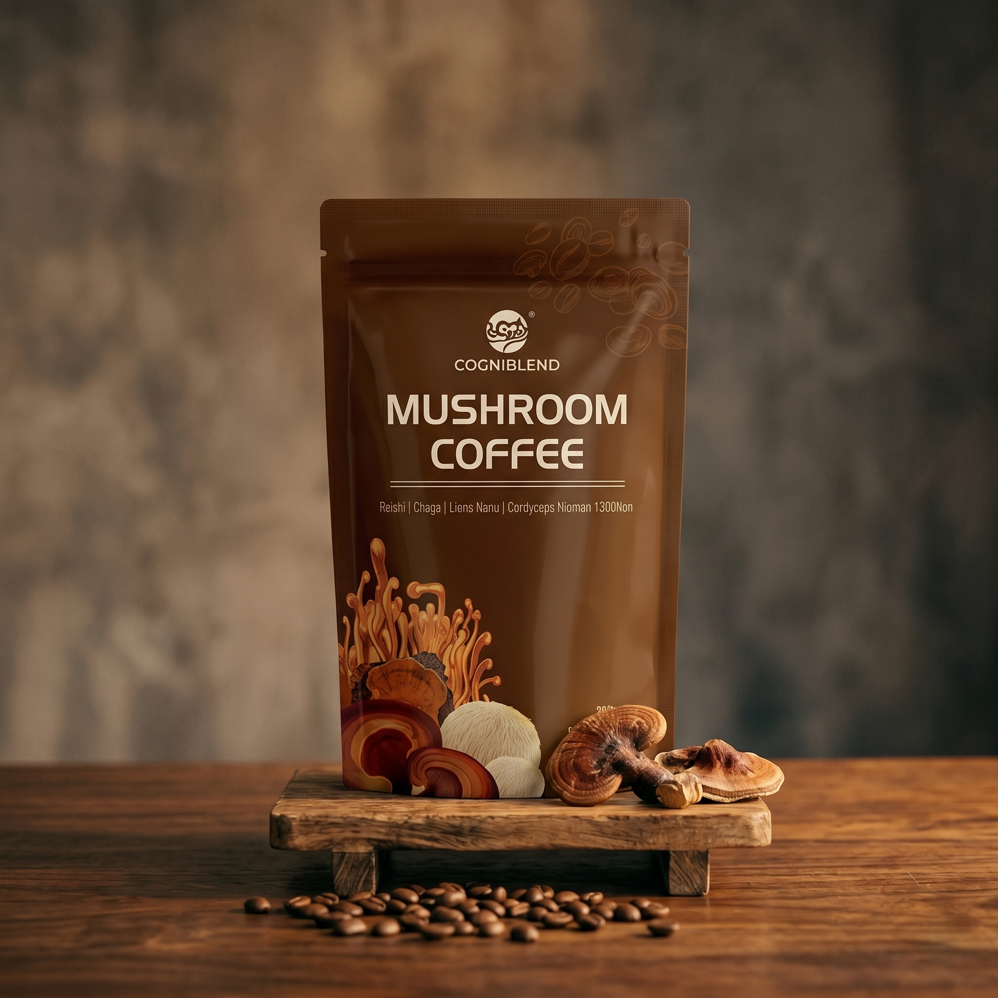 Mushroom coffee
